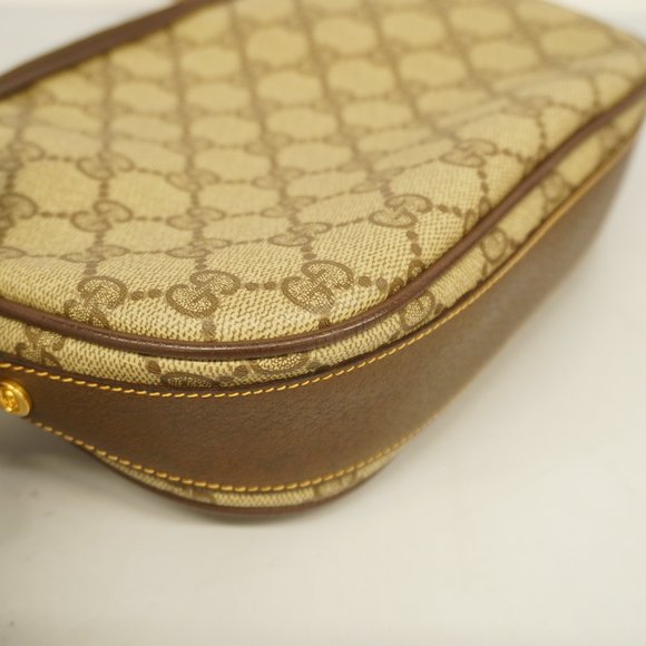 Auth Gucci Shoulder Bag 007 0990 427 Women's GG Supreme Beige,Brown - Picture 10 of 12